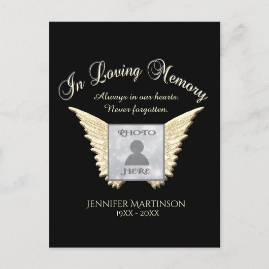 Loving Memory Photo Card ポストカード (正面)