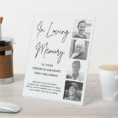 Loving Memory Photo & Names 結婚's Memorial 台座サイン (インサイチュ)