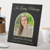 Loving Memory Photo on Black 台座サイン (インサイチュ)