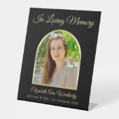 Loving Memory Photo on Black 台座サイン (正面)