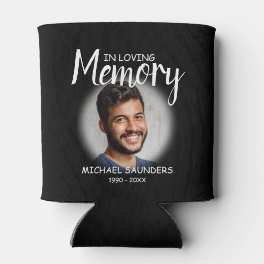 Loving Memory Photo Tribute 缶クーラー (裏面)