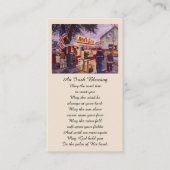 Loving Memory Redの食べ祈りの言葉カード 名刺 (正面)