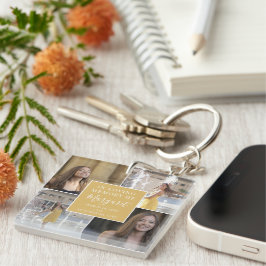 Loving Memory Remembranceフォトコラージュ キーホルダー