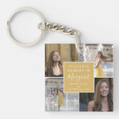 Loving Memory Remembranceフォトコラージュ キーホルダー (正面)