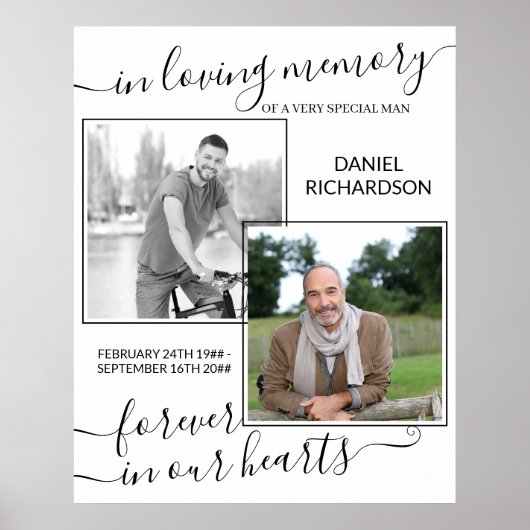 Loving Memory Script 2 Photo葬式 ポスター (正面)