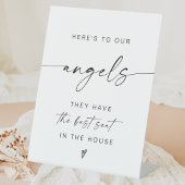 Loving Memory Signのミニマル結婚リスト 台座サイン