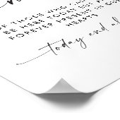 Loving Memory Sign，サインのMemory Of Sign ポスター (角)