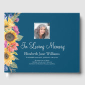 Loving Memory Sunflower & Blue ゲストブック (正面)