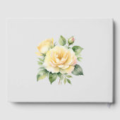 Loving Memory Yellow Roses 1 Photo Guest Book ゲストブック (裏面)