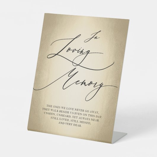 Loving Memory'sの書結婚跡 台座サイン (正面)