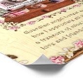 Loving Mother 8x10フォトフレパーソナライズされたーム ポスター (角)