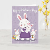 Loving Mothers Day Scene Card カード (黄色い花)