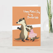 Loving Mustelids Mothers Day Card カード (正面)