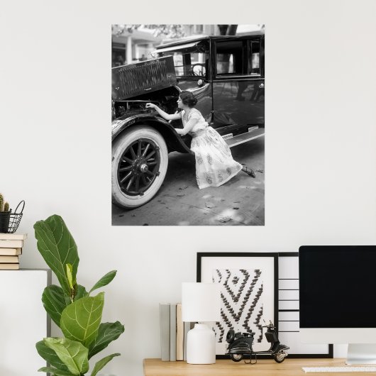Loving My Old Car, 1920s ポスター (ホームオフィス)
