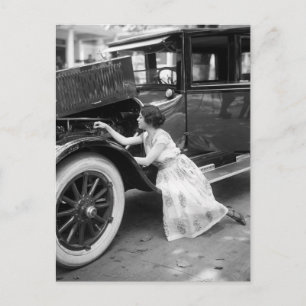 Loving My Old Car, 1920s ポストカード