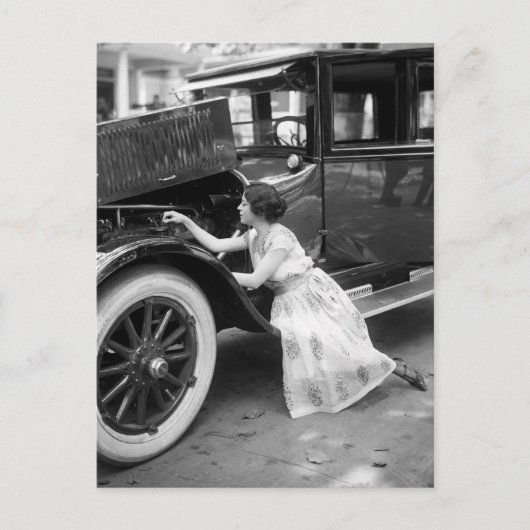 Loving My Old Car, 1920s ポストカード (正面)