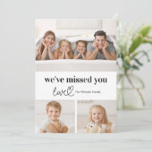 Loving Note編集可能なカラーホリデーフォトカード シーズンカード (スタンド正面)