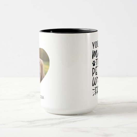 Loving Pet Remembrance – Personalized Keepsake マグカップ (中央)