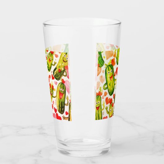 Loving Pickles タンブラーグラス (左)