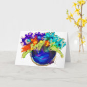 Loving Remembranceノートカ空白のード カード (黄色い花)