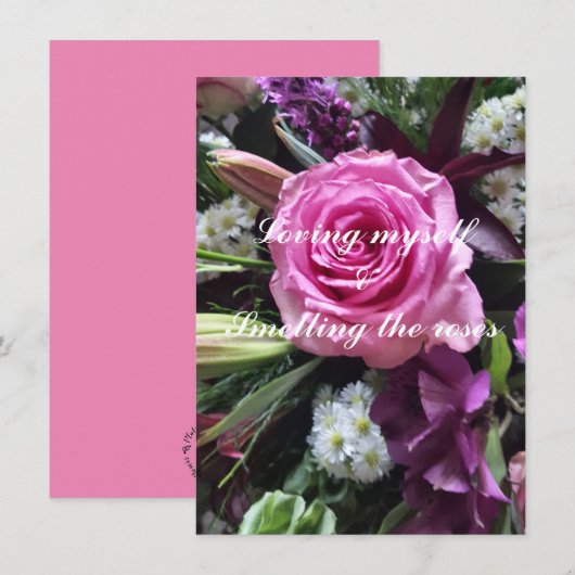 Loving Self Flat Greeting Card (正面/裏面)