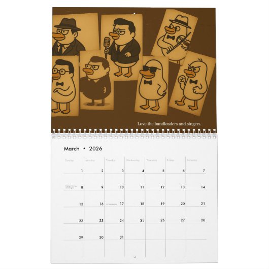 Loving Tango カレンダー (3月 2026)