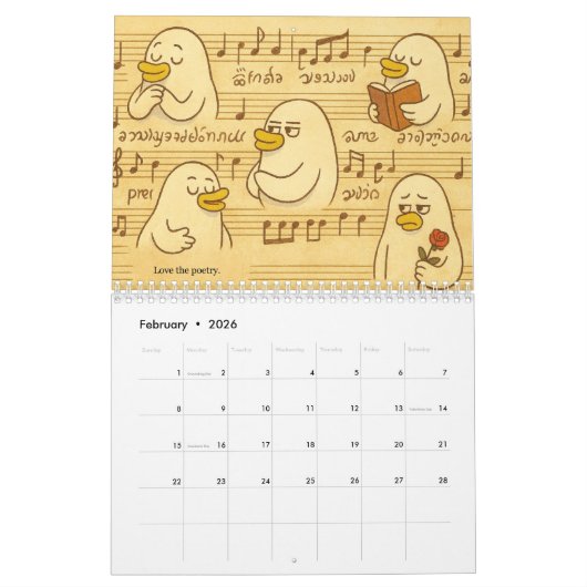 Loving Tango カレンダー (2月 2026)