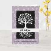 Loving White Tree Mothers Day Card カード (黄色い花)