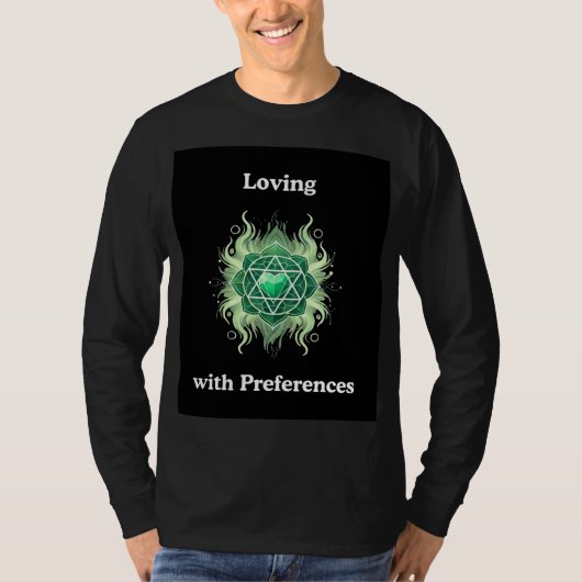 Loving with Preferences-長袖 Tシャツ (正面)