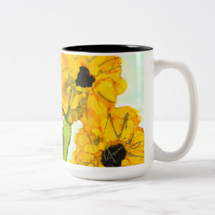 Lovitude Coffee Mug "ひまわり見守るYou" ツートーンマグカップ