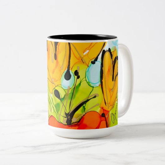 Lovitude Cup内のコーヒーマグウィズダム ツートーンマグカップ (正面右)