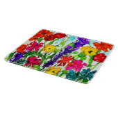 Lovitude Wildflowers Glass Cutting Board カッティングボード (角)