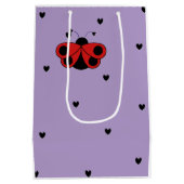 lovlee bug two-tone ミディアムペーパーバッグ (裏面)