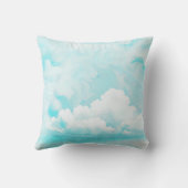 Lovley Sky Clouds – シームレスパターン5 クッション (裏面)