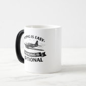 Low Altitude Humor Warbird Pilot Tee モーフィングマグカップ (正面左)