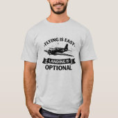 Low Altitude Humor Warbird Pilot Tee Tシャツ (正面)
