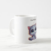 Low Battery Cat Meme Mug コーヒーマグカップ (正面左)