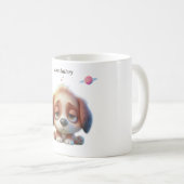 Low Battery Dog Meme コーヒーマグカップ (正面右)