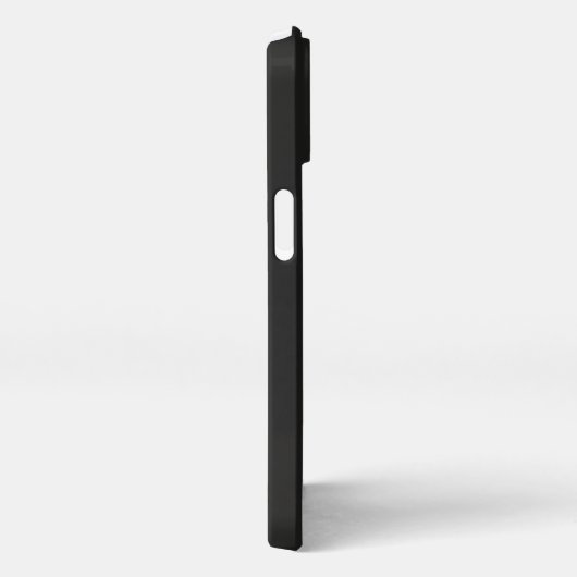 Low Battery Minimal Aesthetic iPhone Case | Dark M iPhoneケース (右側面)
