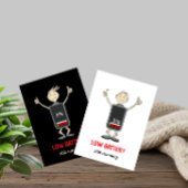 Low Battery Still Running Funny Birthday Card シーズンカード