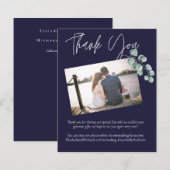 LOW bUDGETネイビーホワイトセージありがとう (正面/裏面)