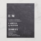 LOW BUDGET All-in-1モダン文字結婚 (正面)