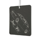 Low Car Audi MaxPix ORIGINAL Black カーエアーフレッシュナー (左)