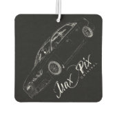 Low Car Audi MaxPix ORIGINAL Black カーエアーフレッシュナー (裏面)