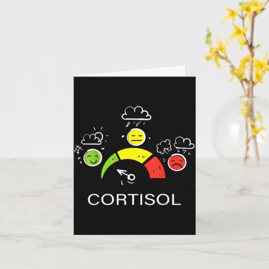 Low cortisol levels v meme  カード (黄色い花)