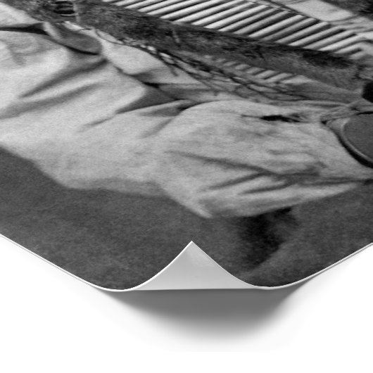 Low Dog – アメリカ先住民のヴィンテージ写真 ポスター (角)