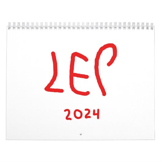 Low Effort Punksカレンダー2024 カレンダー (カバー)