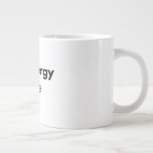 Low Energy Mode Minimal Typography Mug ジャンボコーヒーマグカップ (右)