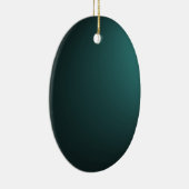 Low Lights背景 – ティール(緑がかった色) セラミックオーナメント (右)