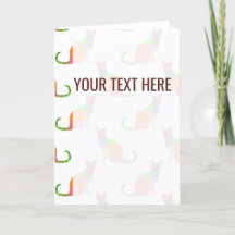 Low Poly カラフル Cat Pattern Announcement（低ポリネコパターンのア